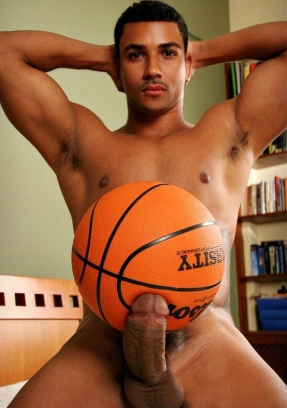 Naked guys basketball players
