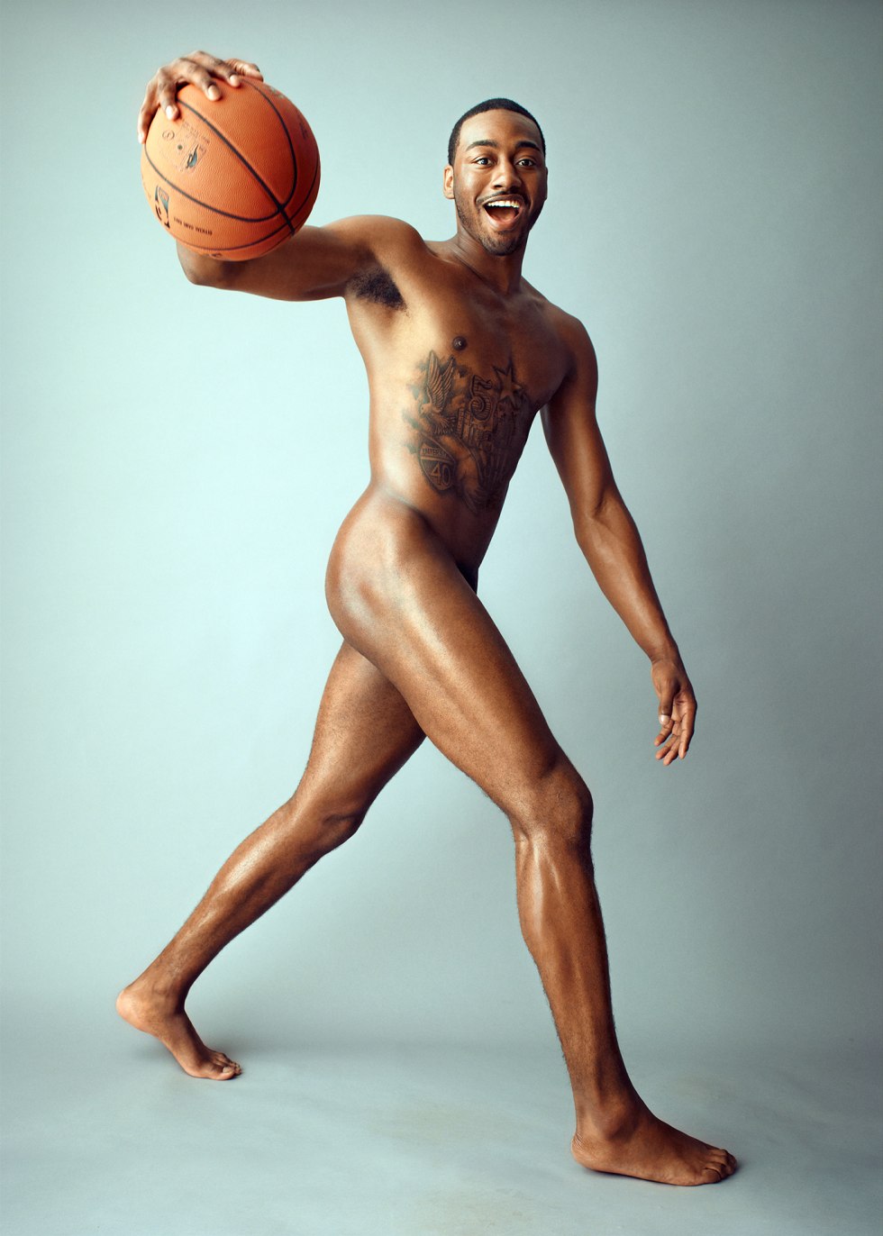 Naked guys basketball players