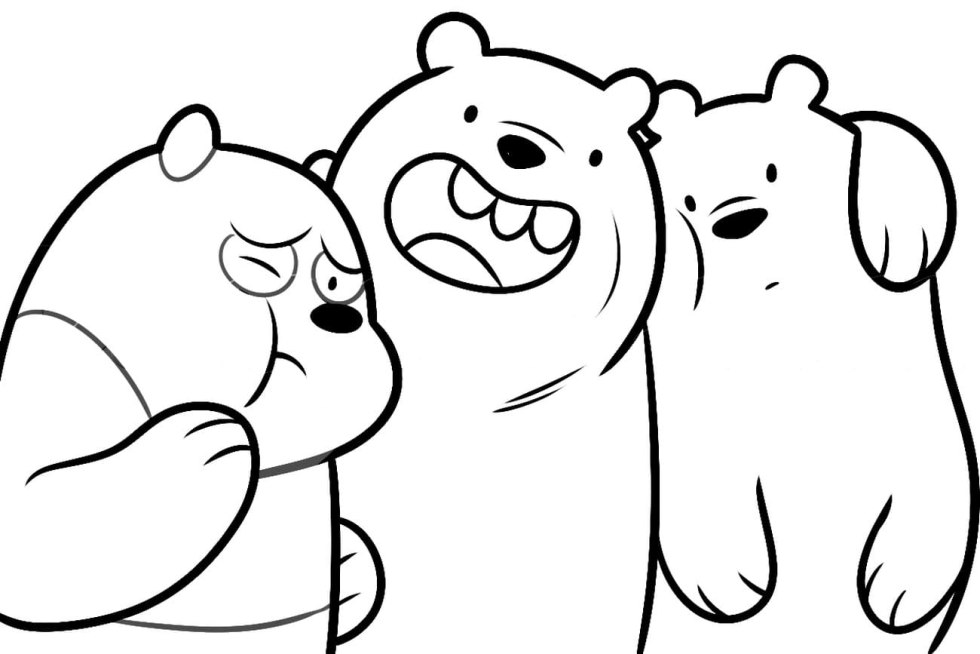 The whole truth about bears coloring