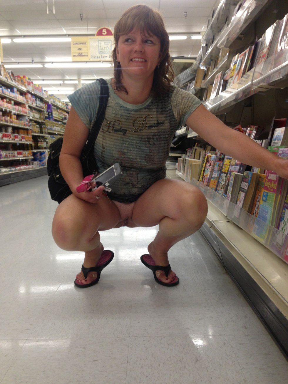 Britney Spears without panties in the car