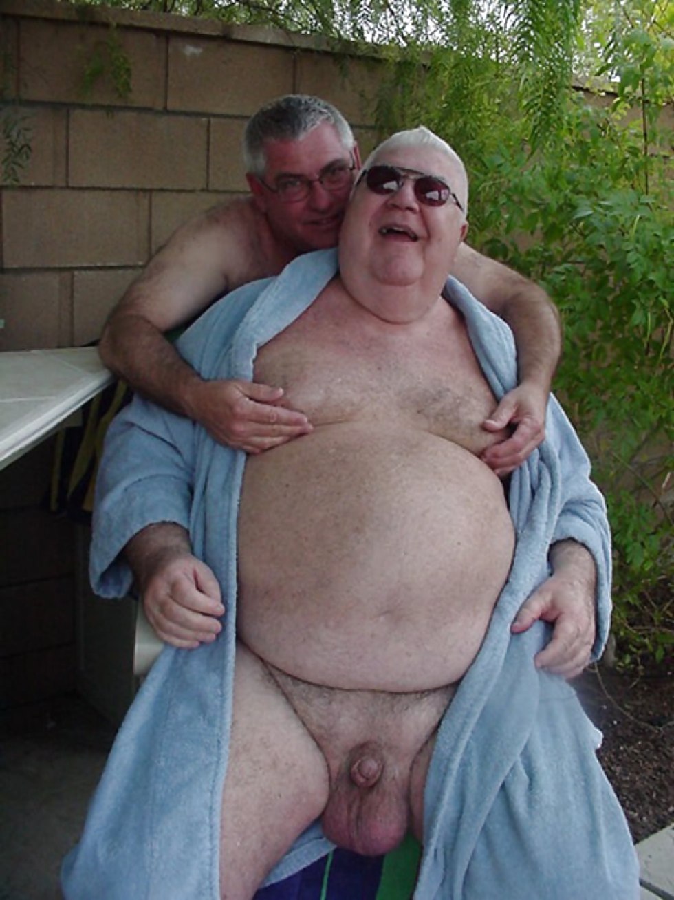 Beautiful naked fat old men
