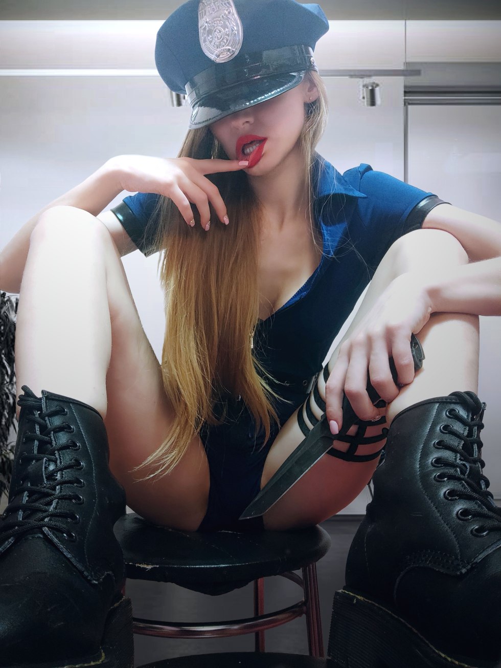 Hairy girls in clothes and without clothes