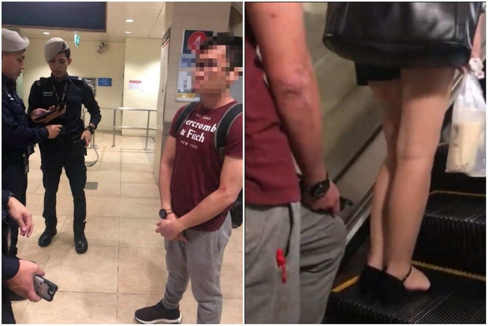 Traces from flogging in public