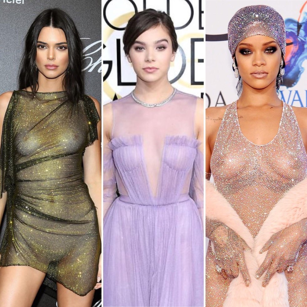 Hailee Steinfeld Naked in a red dress