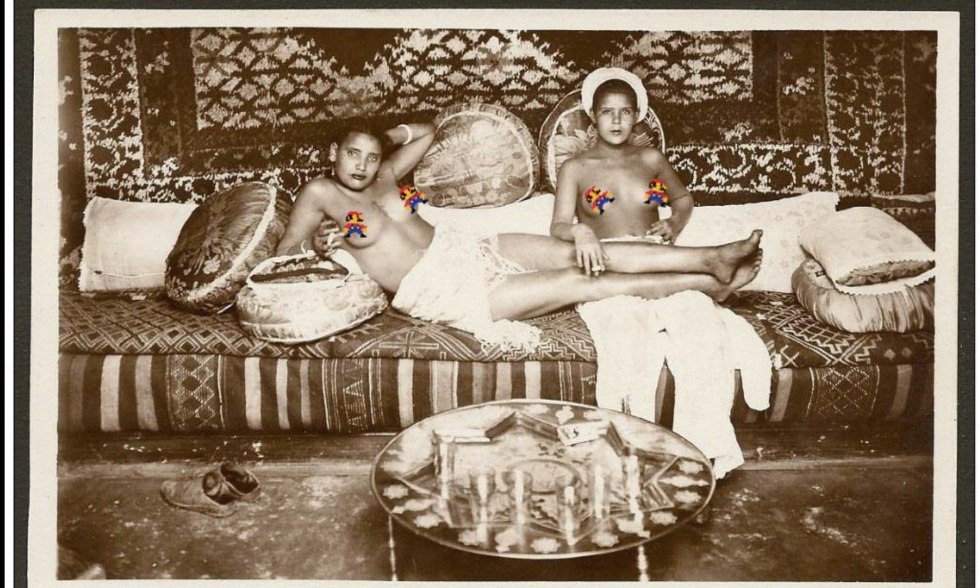 Naked women in a brothel