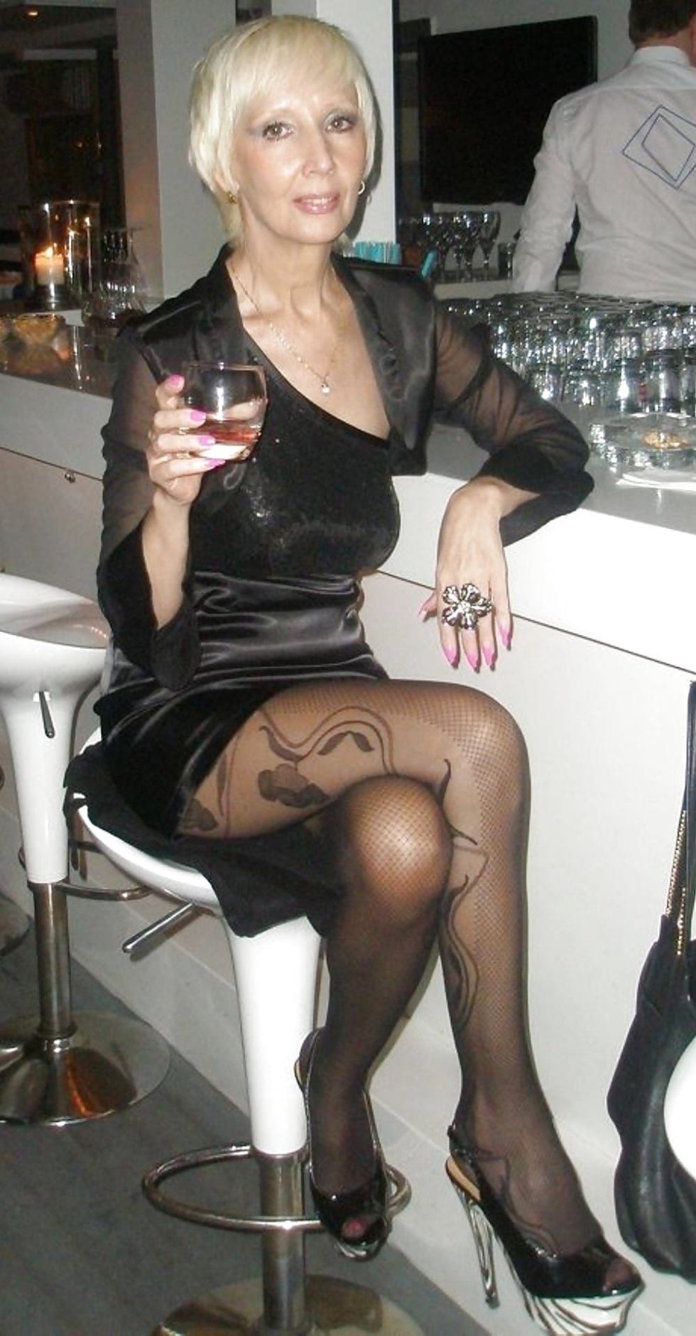 Old women in pantyhose private