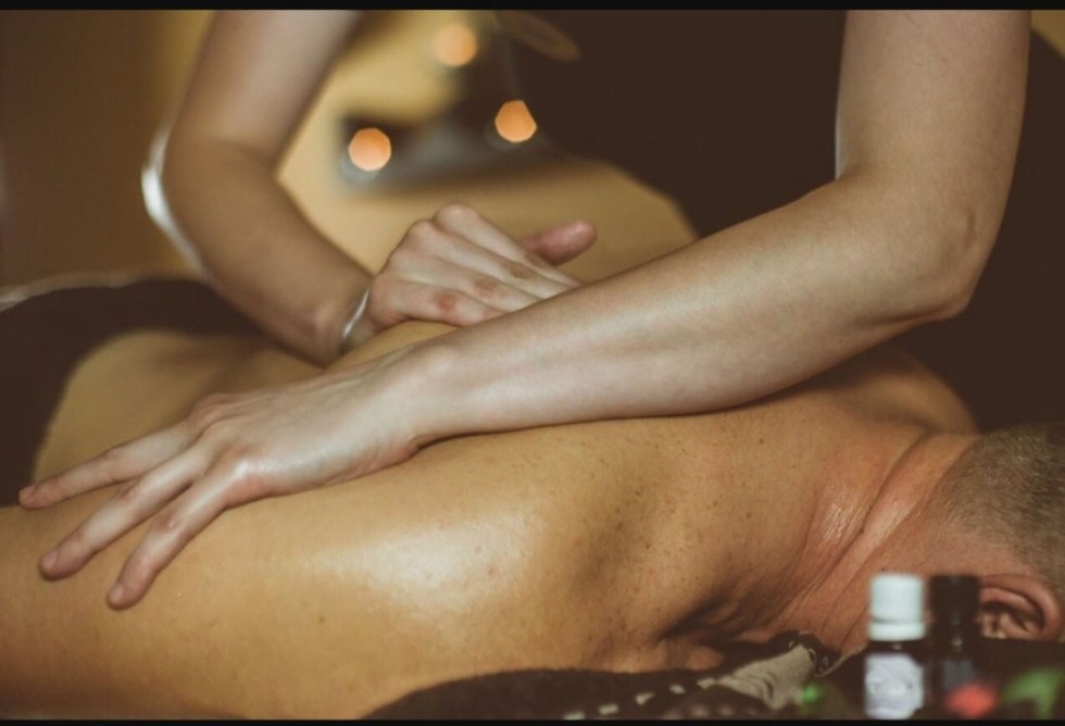 Erotic massage to a man