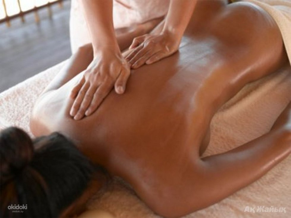 Back massage with butter