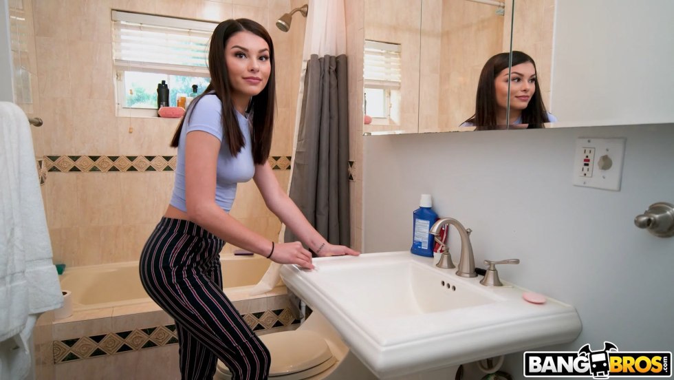 The husband on the couch is cleaned up