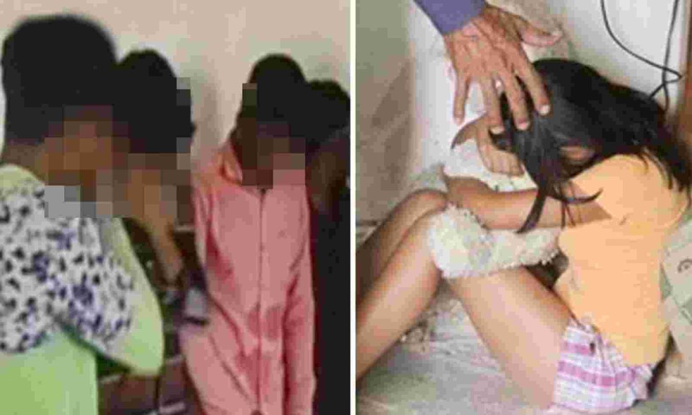 Group violence of the girl