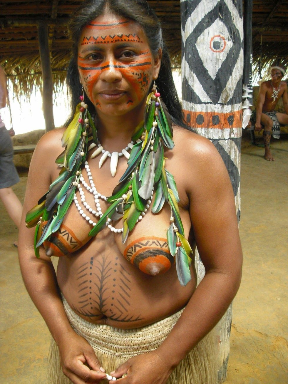 Naked women of wild tribes