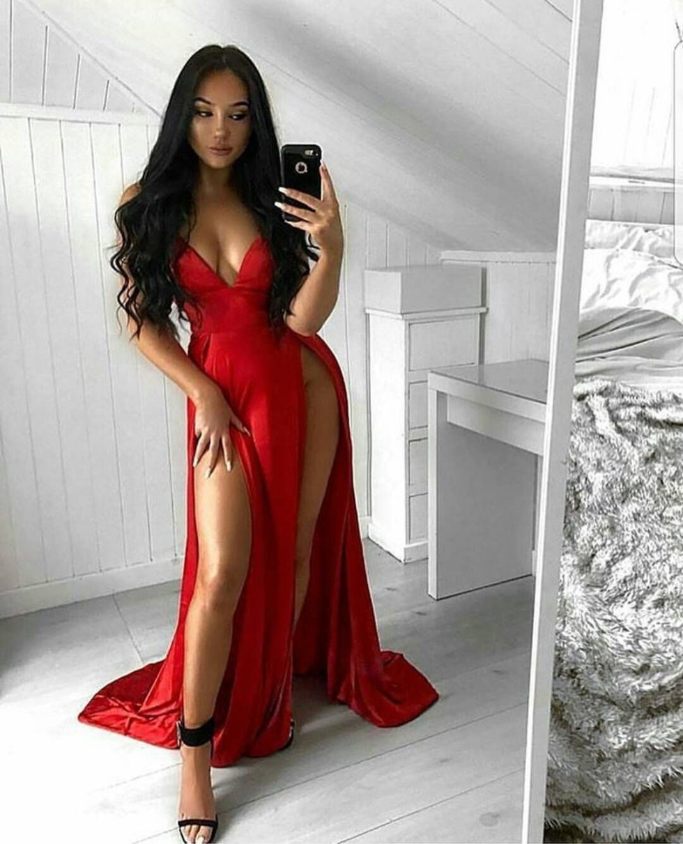 The hips are in the dress