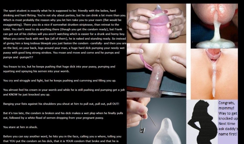 Condom in the mouth Femdom