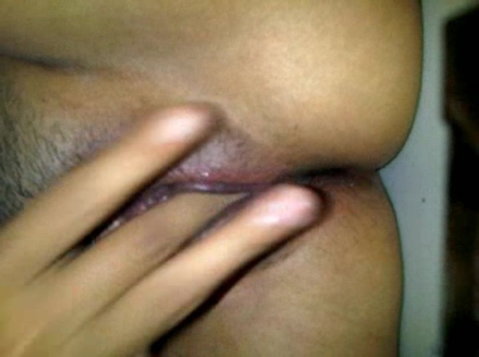 Cliter caresses close -up