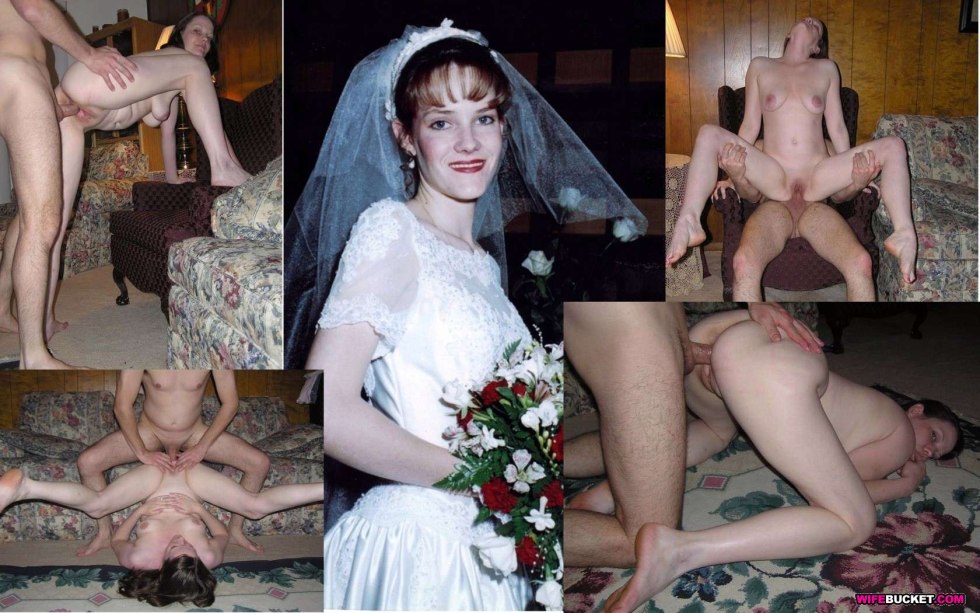 Naked brides after the wedding