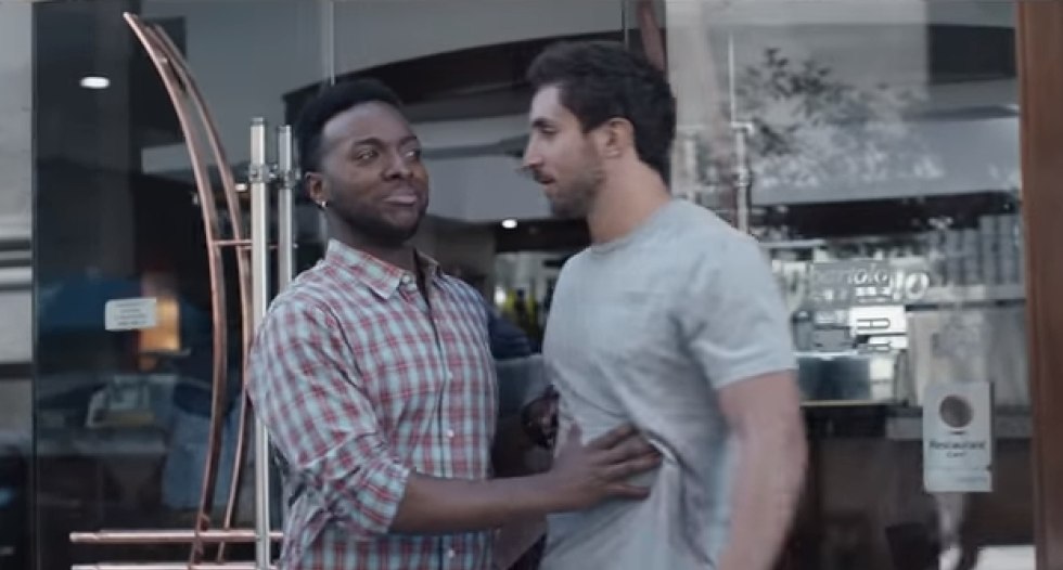 The Negro stops White