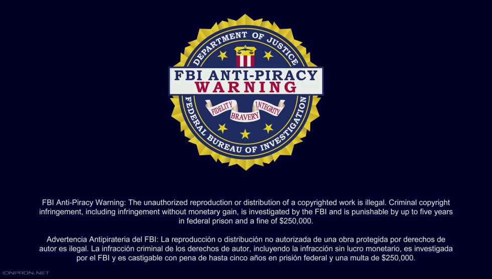 FBI Anti Piracy Warning