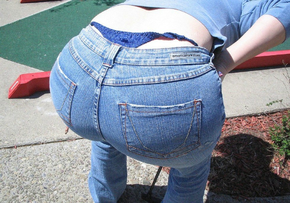 Older girls in jeans