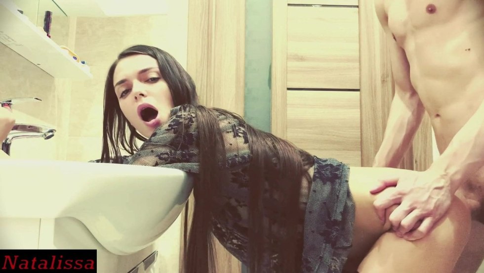 Student at the sink fuck