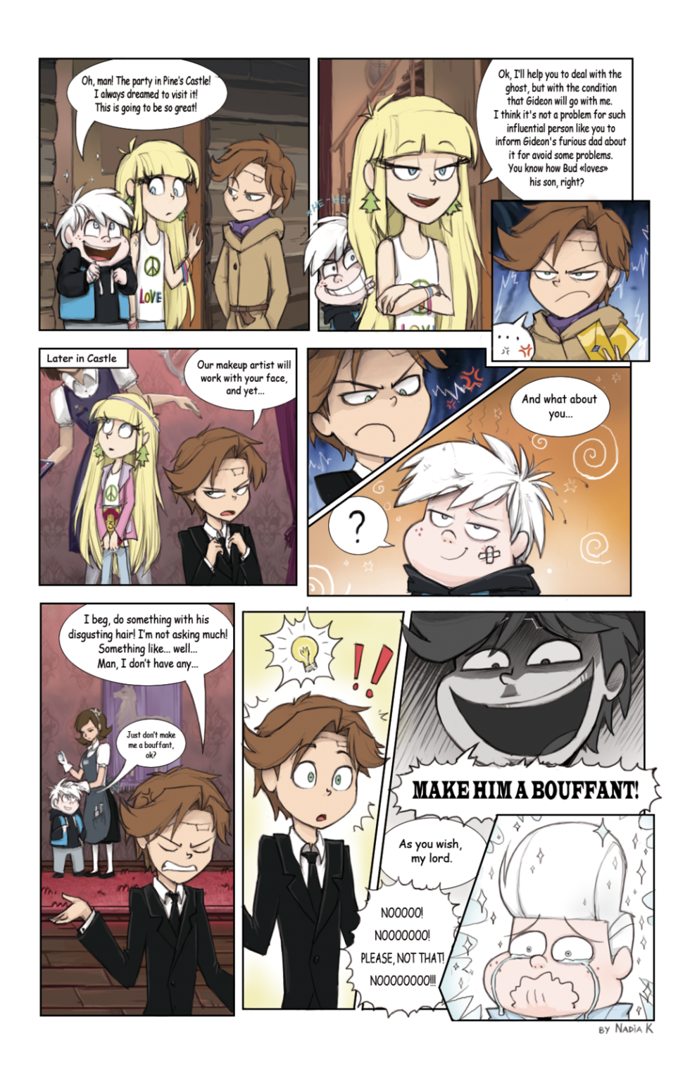 Volume with corrugation