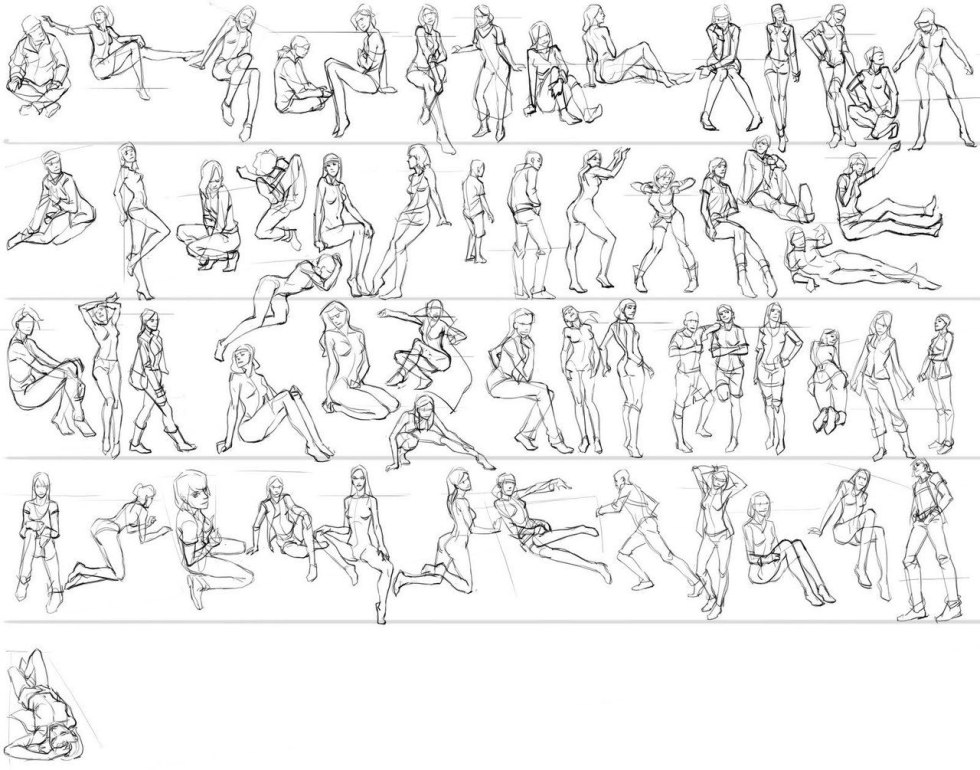 The most exotic poses