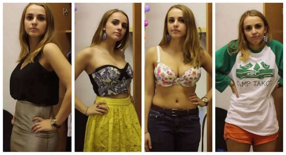 Women Taking Off Their Clothes