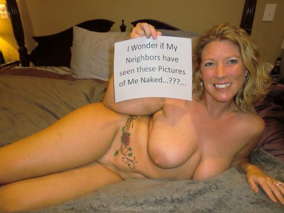 Naked milfs with the inscription