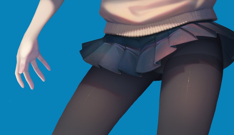 Anime tights skirt