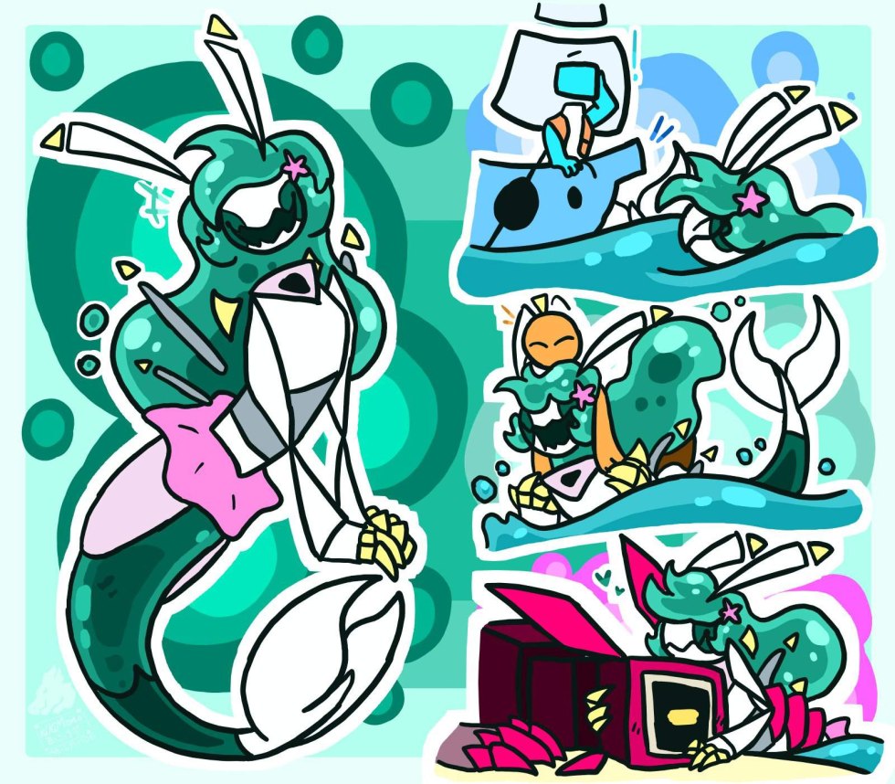 Giantess anime girl comic