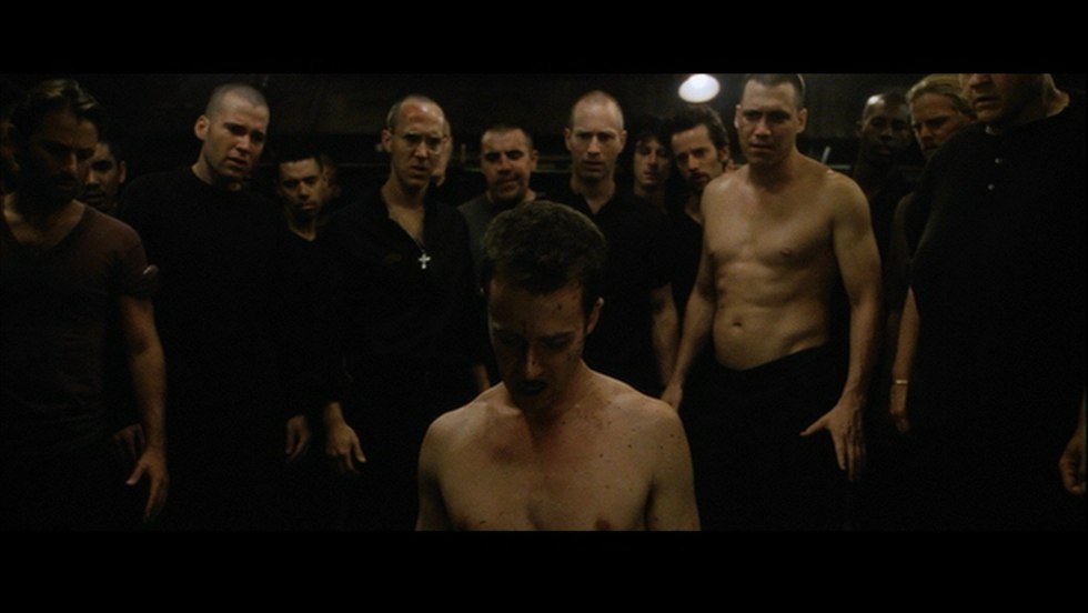 Flogging on a bare priest to blood