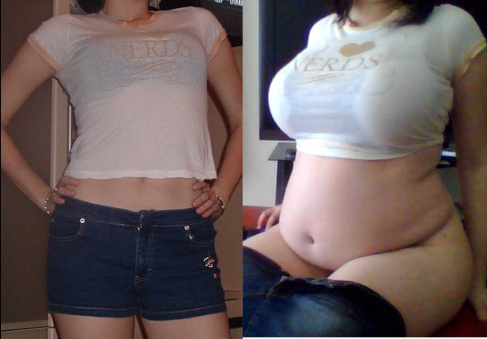 Fat Belly Girls Weight Gain buttons