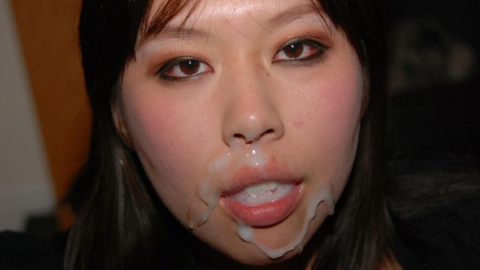 Cleaned faces of Japanese women