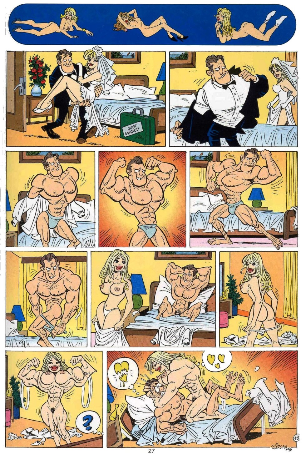 Erotic caricatures