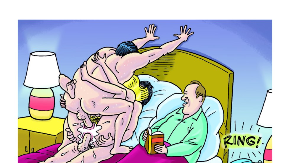 Pornographic caricatures