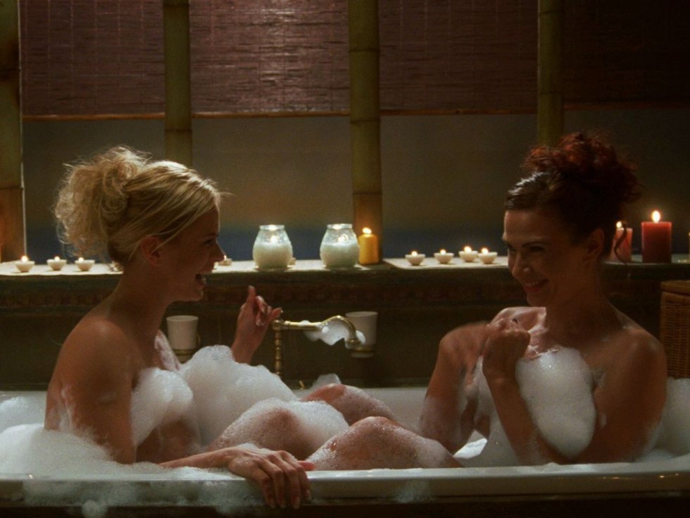 Anna Semenovich in the pool