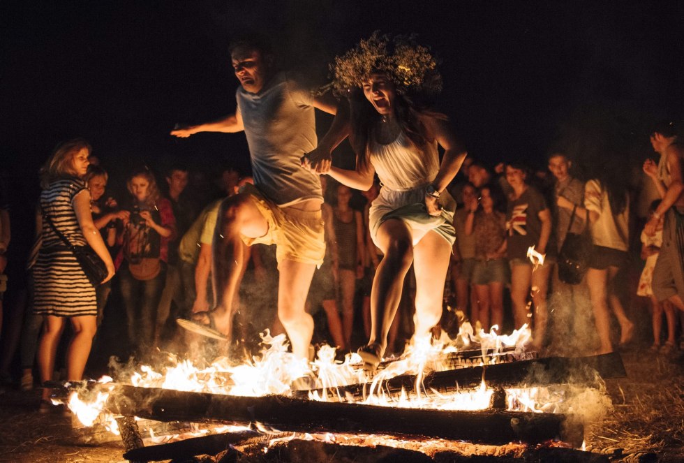Ivan's matchmakers bathed through a bonfire