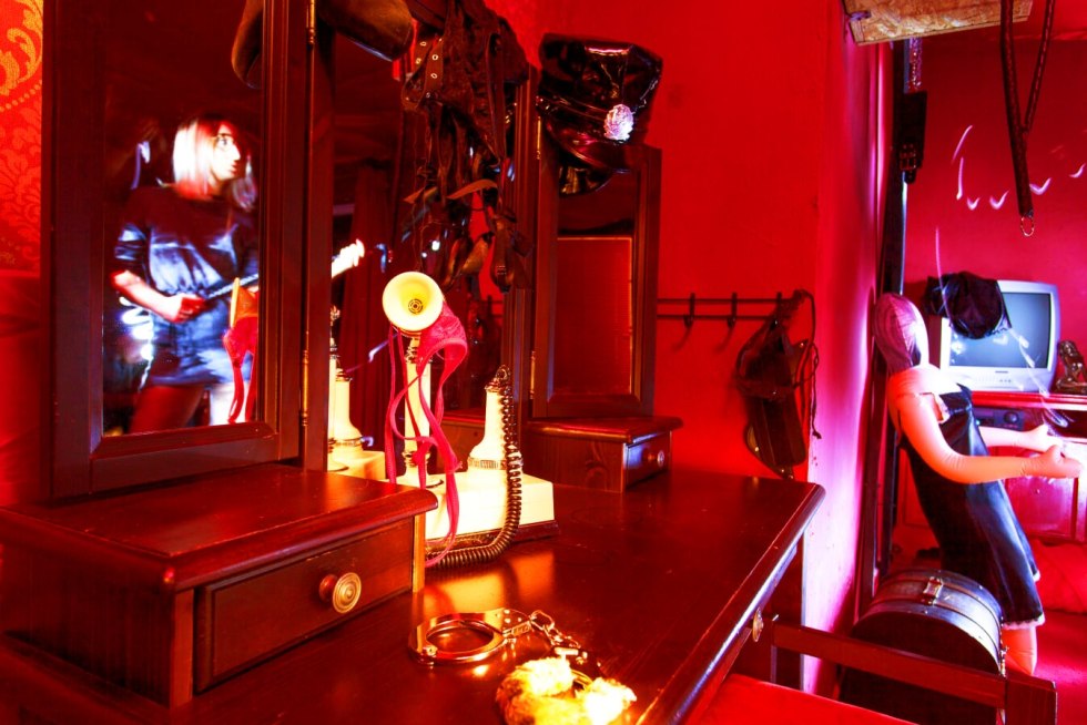 Red room for intimate pleasures