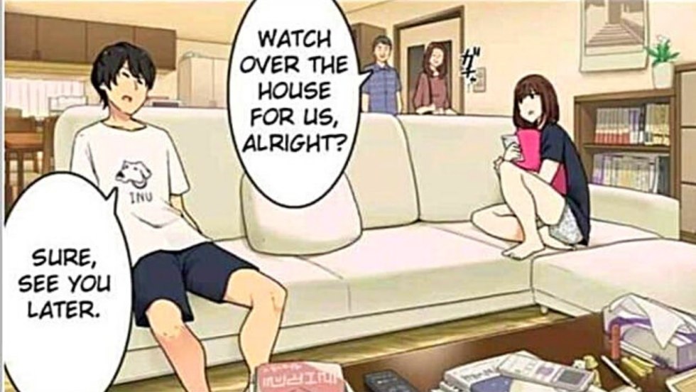 Hentai when parents leave