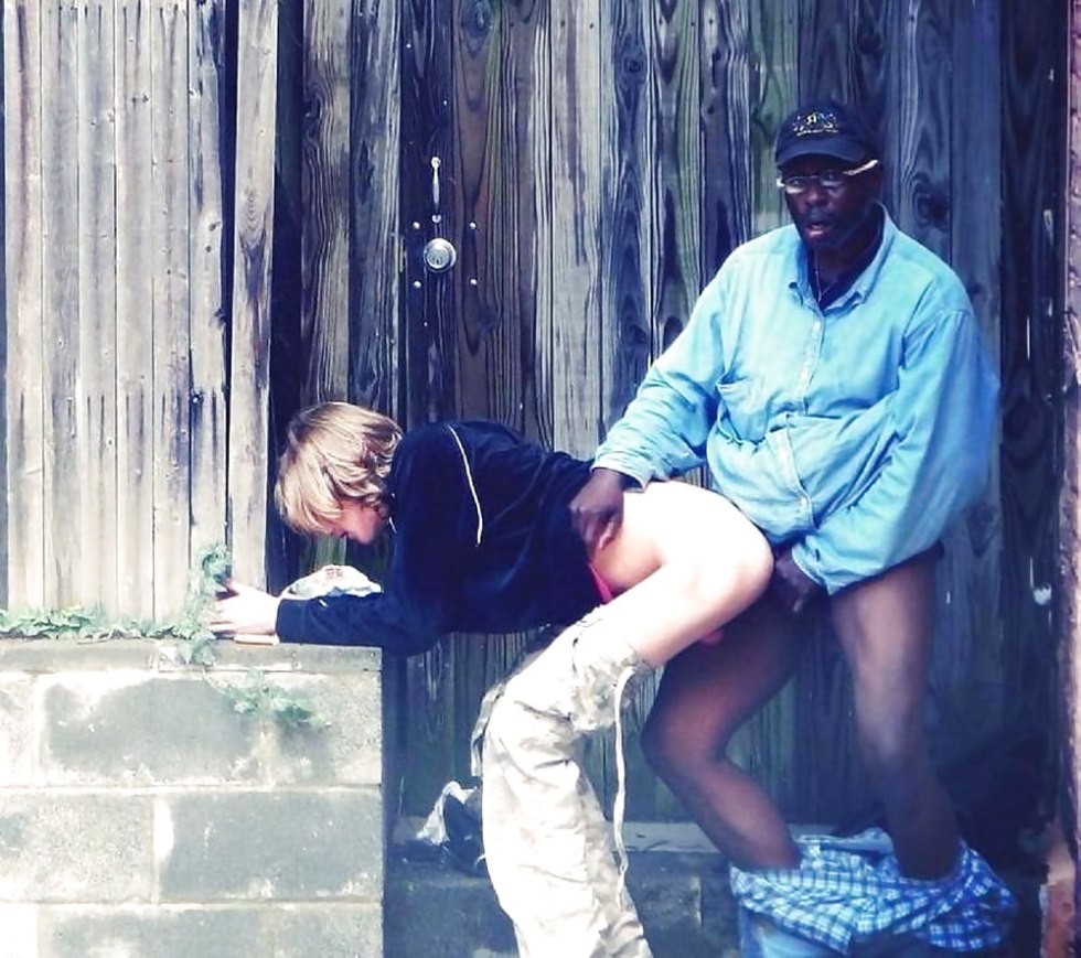 Fucked a bum on the street