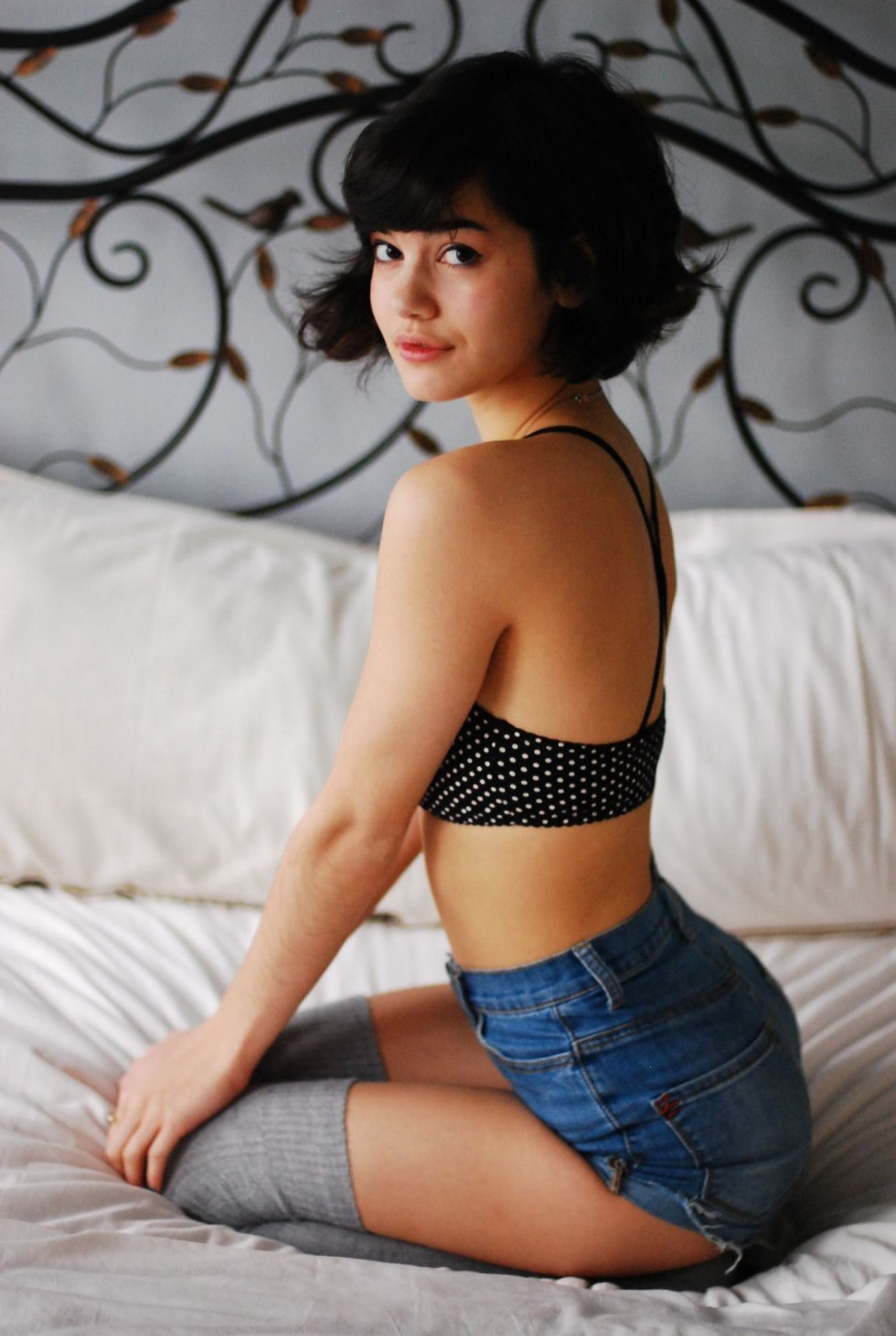 A beautiful miniature brunette