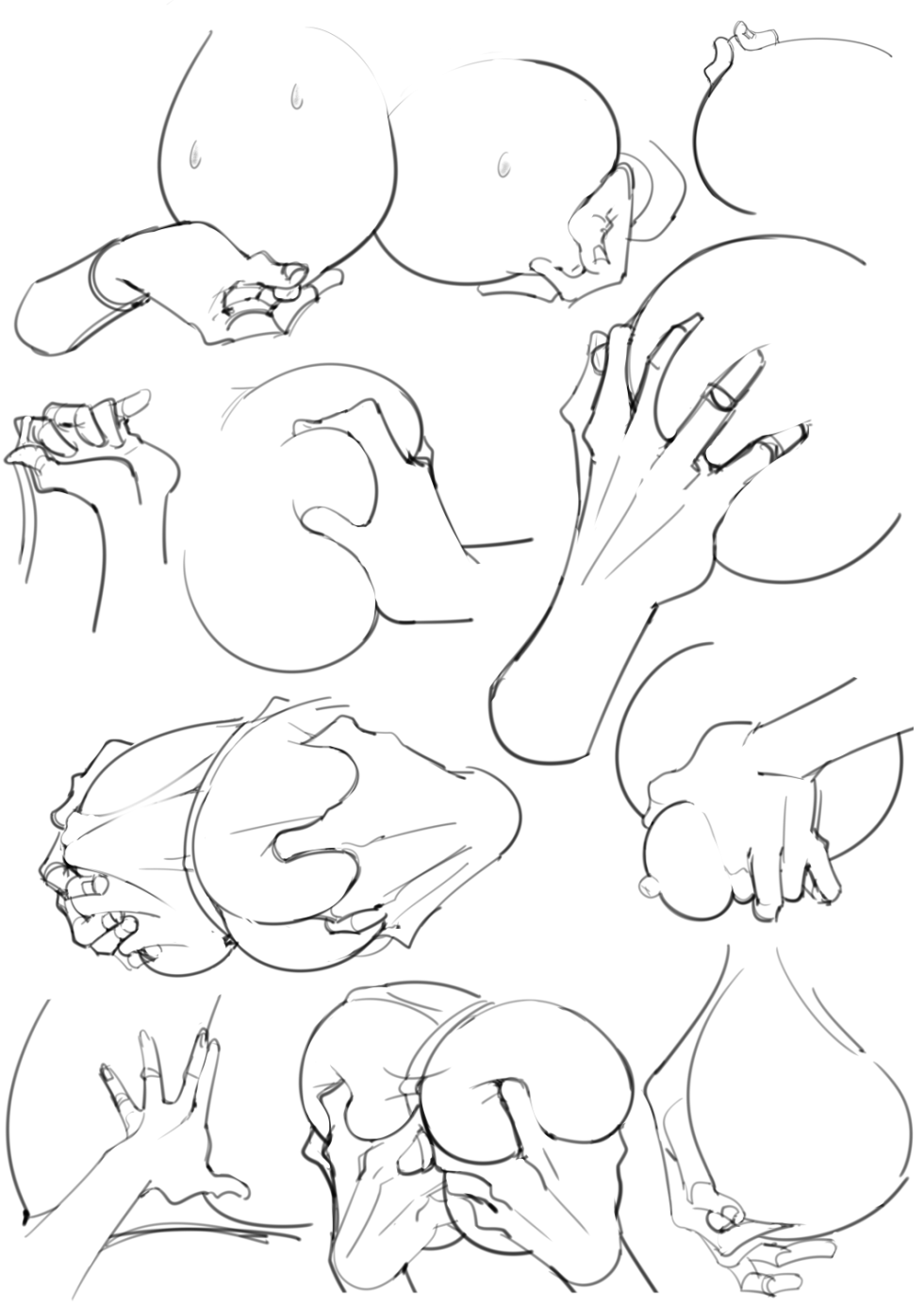 Mannequins for drawing anime pose