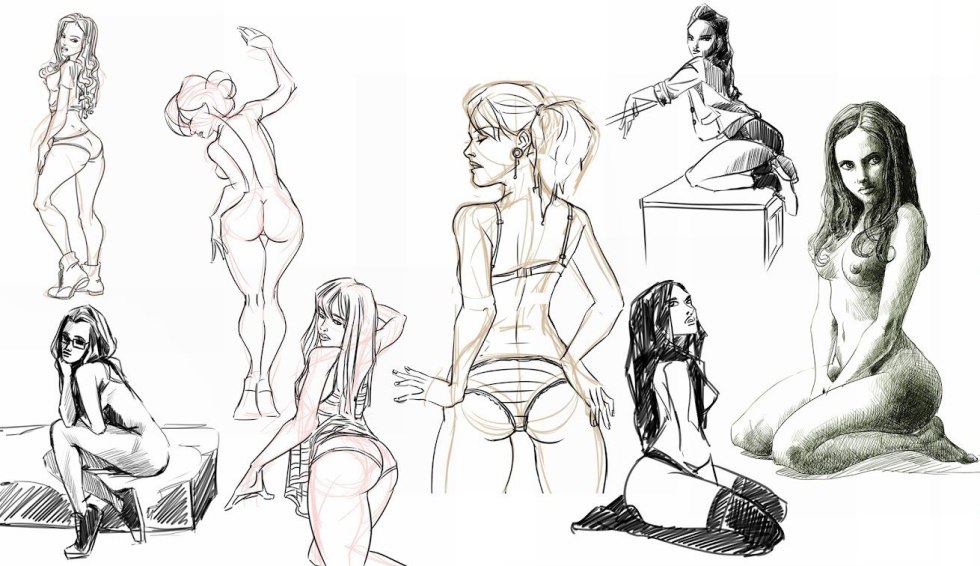 The tutorial of drawing hentai