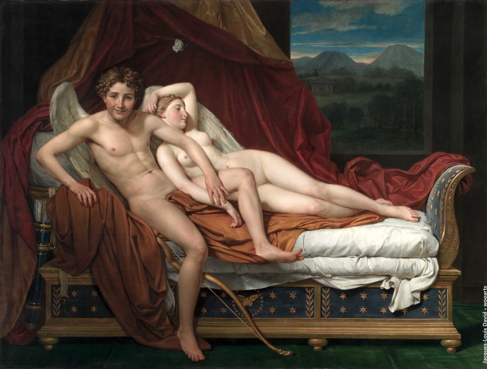 Jacques-Louis David Amur and Psyche