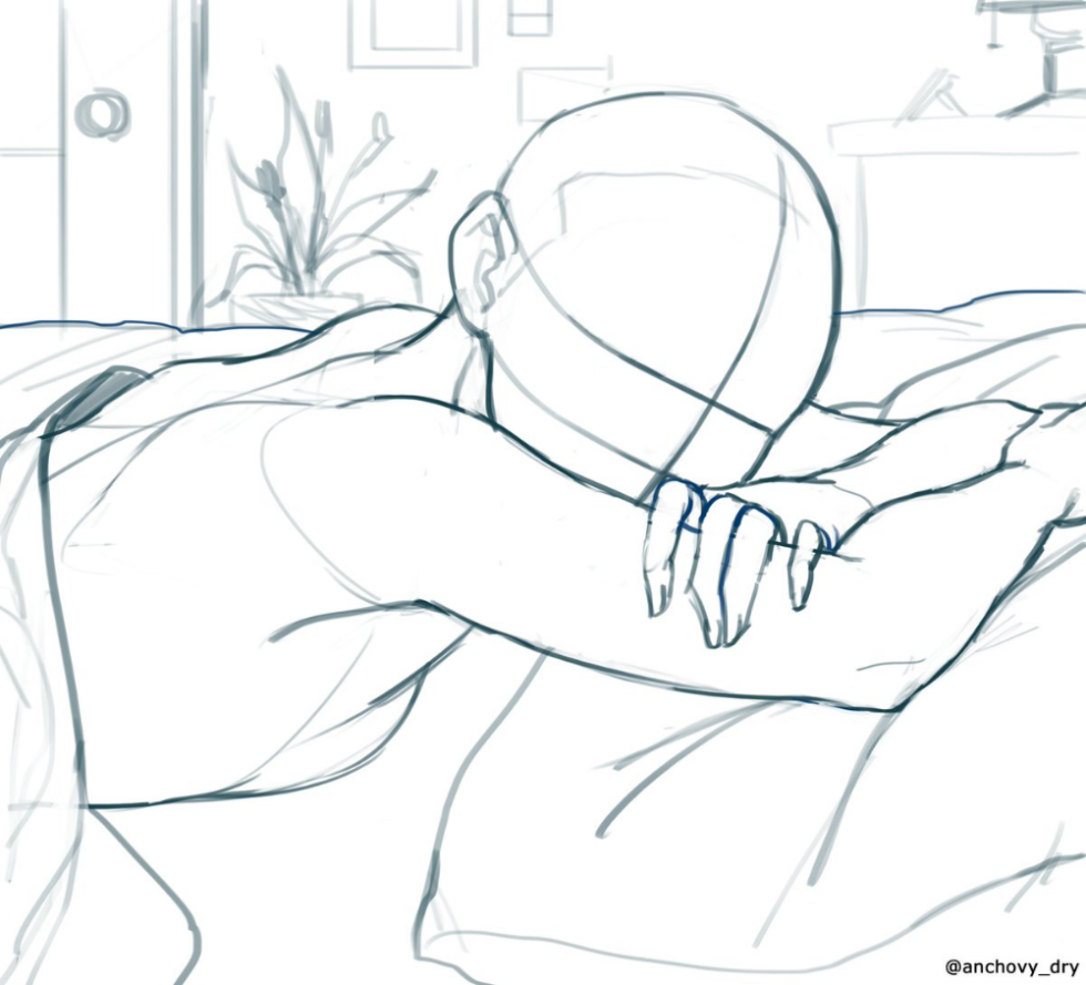 Sliding poses for drawing