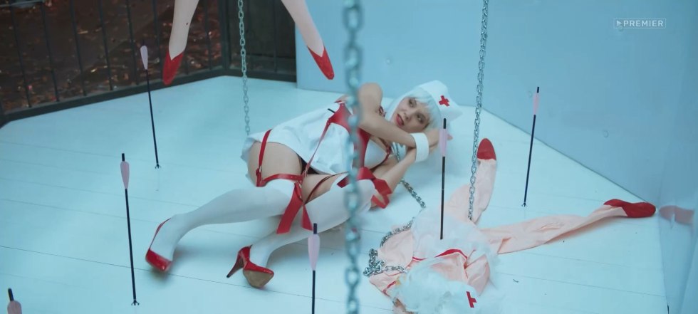 Naked lesbian Julri Waters