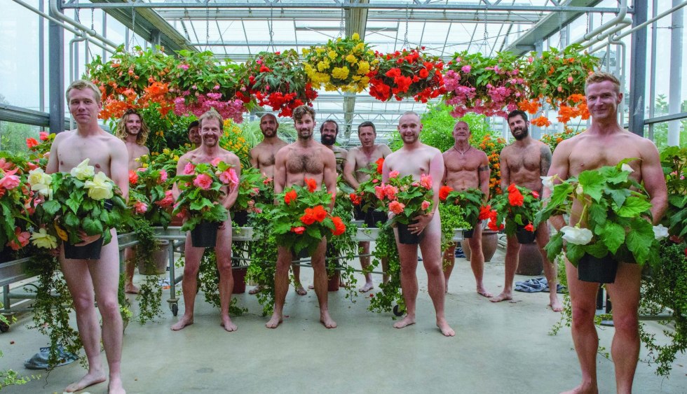Feast of a naked gardener