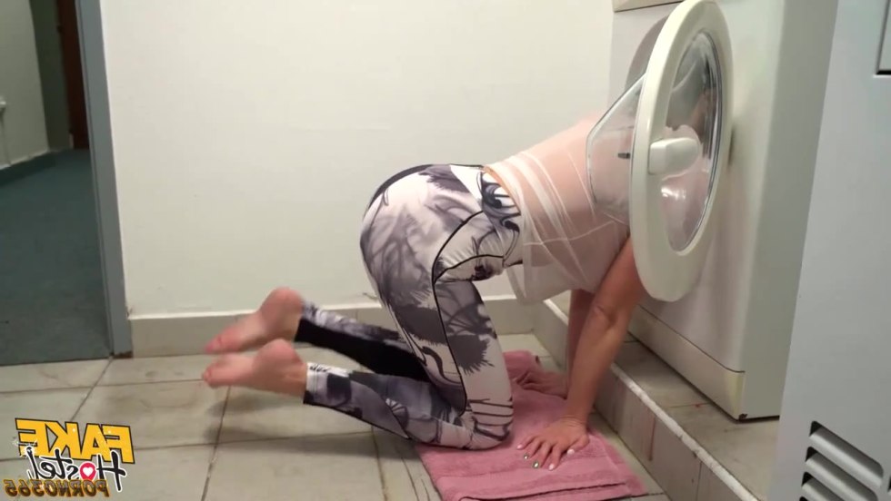 Masturbation in the laundry