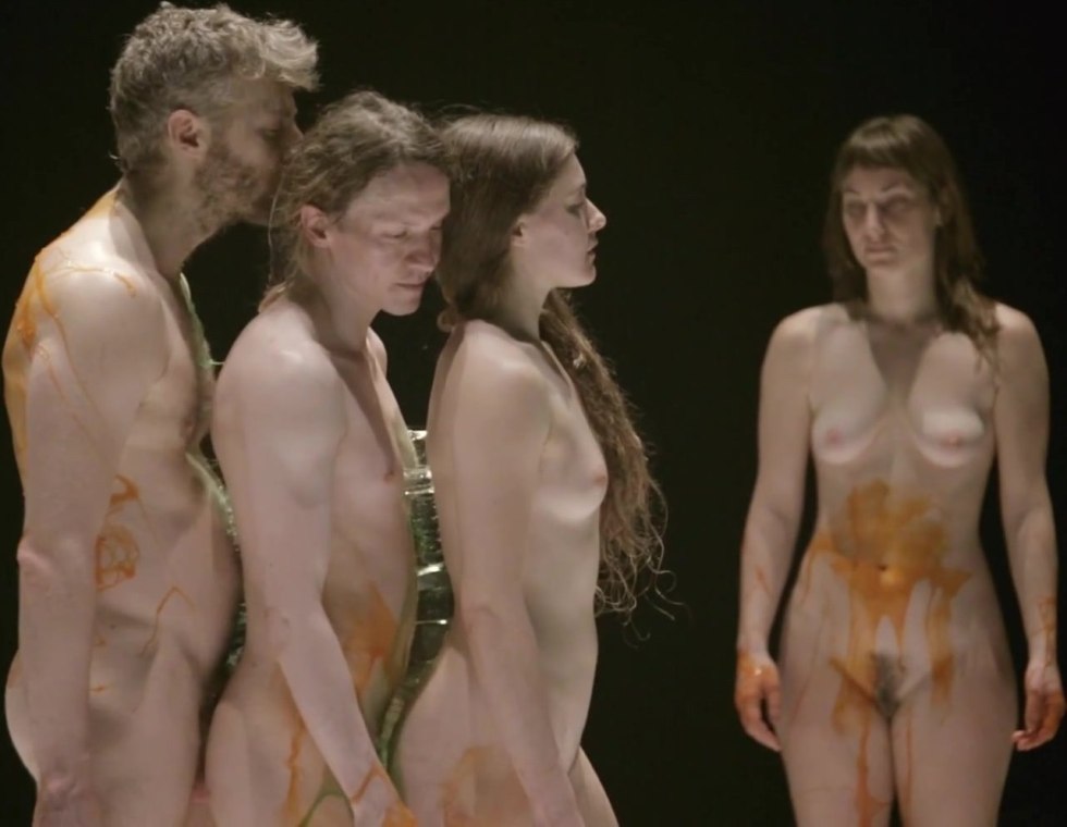 Lady Gaga undressed at the concert