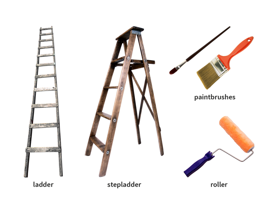 Naked women in the position standing