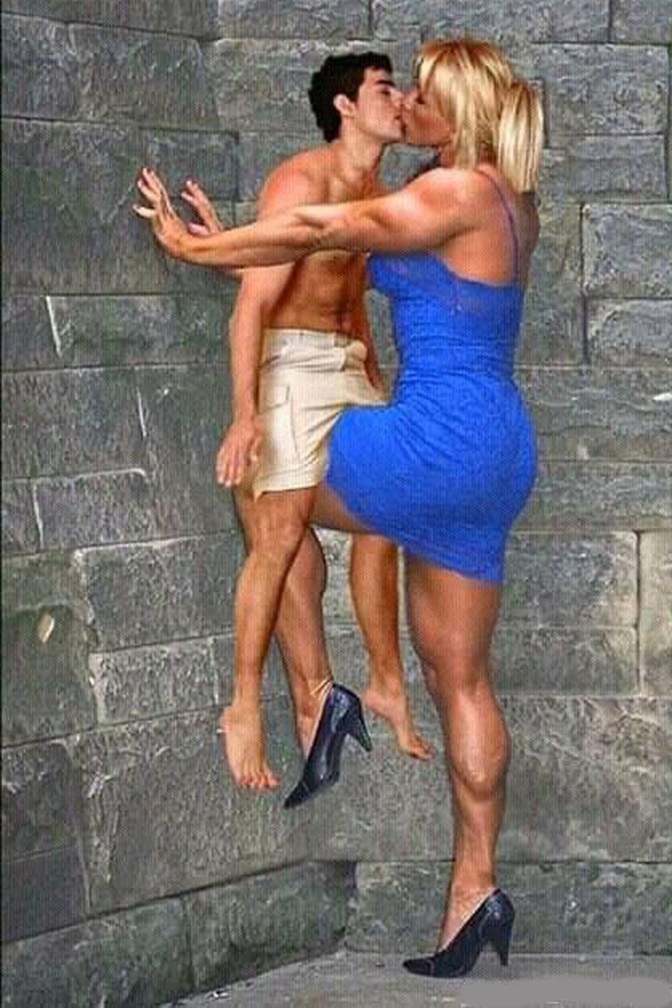 Small Male and Tall Female XXX